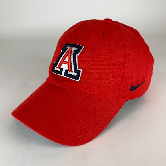 Arizona Wildcats NCAA Red Nike Heritage86 Relaxed Fit Strapback Hat - Picture 1 of 5